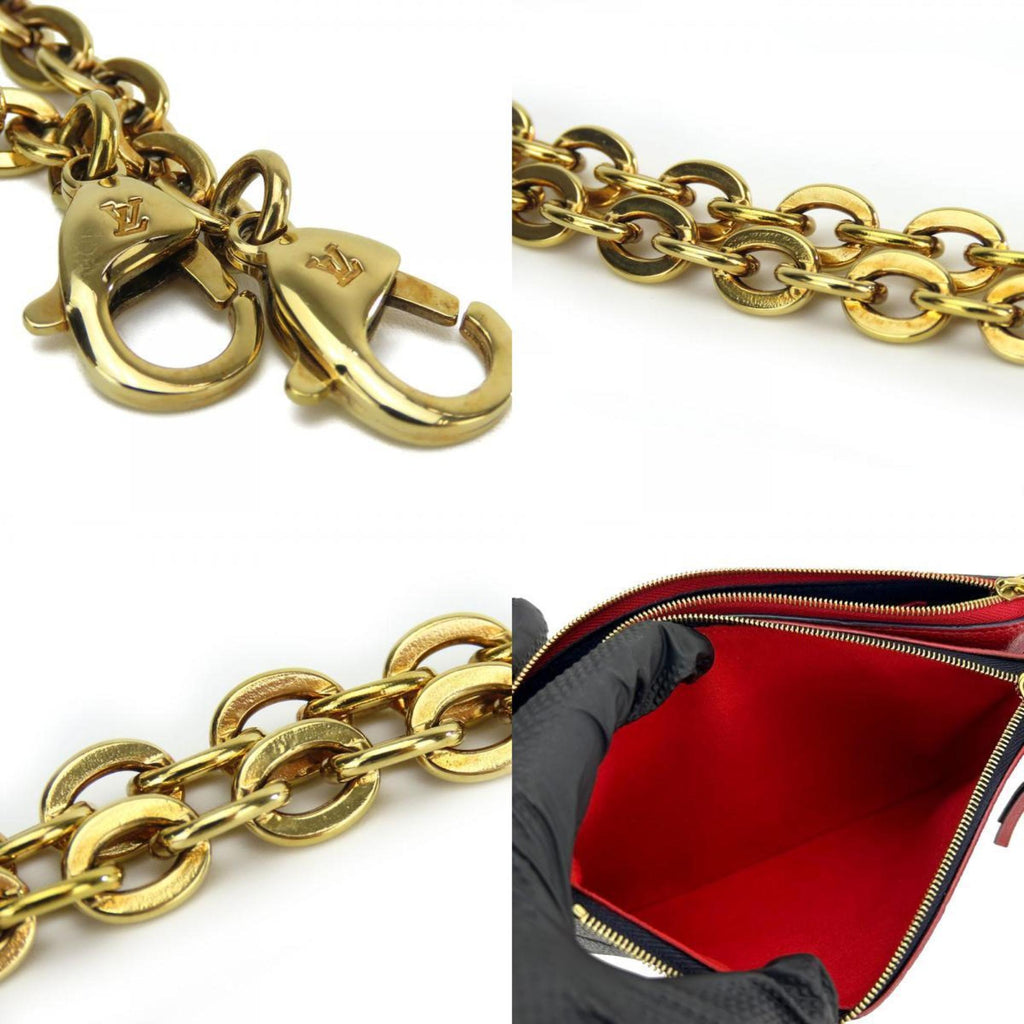 Louis Vuitton Marine Rouge Monogram Empreinte Pochette Shoulder Bag