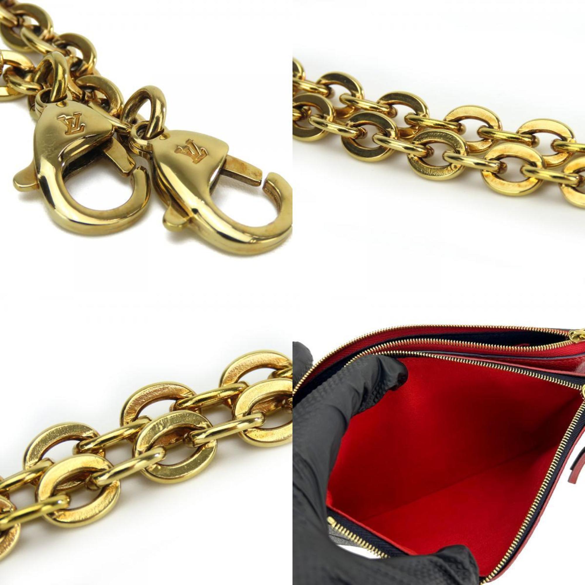 Louis Vuitton Marine Rouge Monogram Empreinte Pochette Shoulder Bag