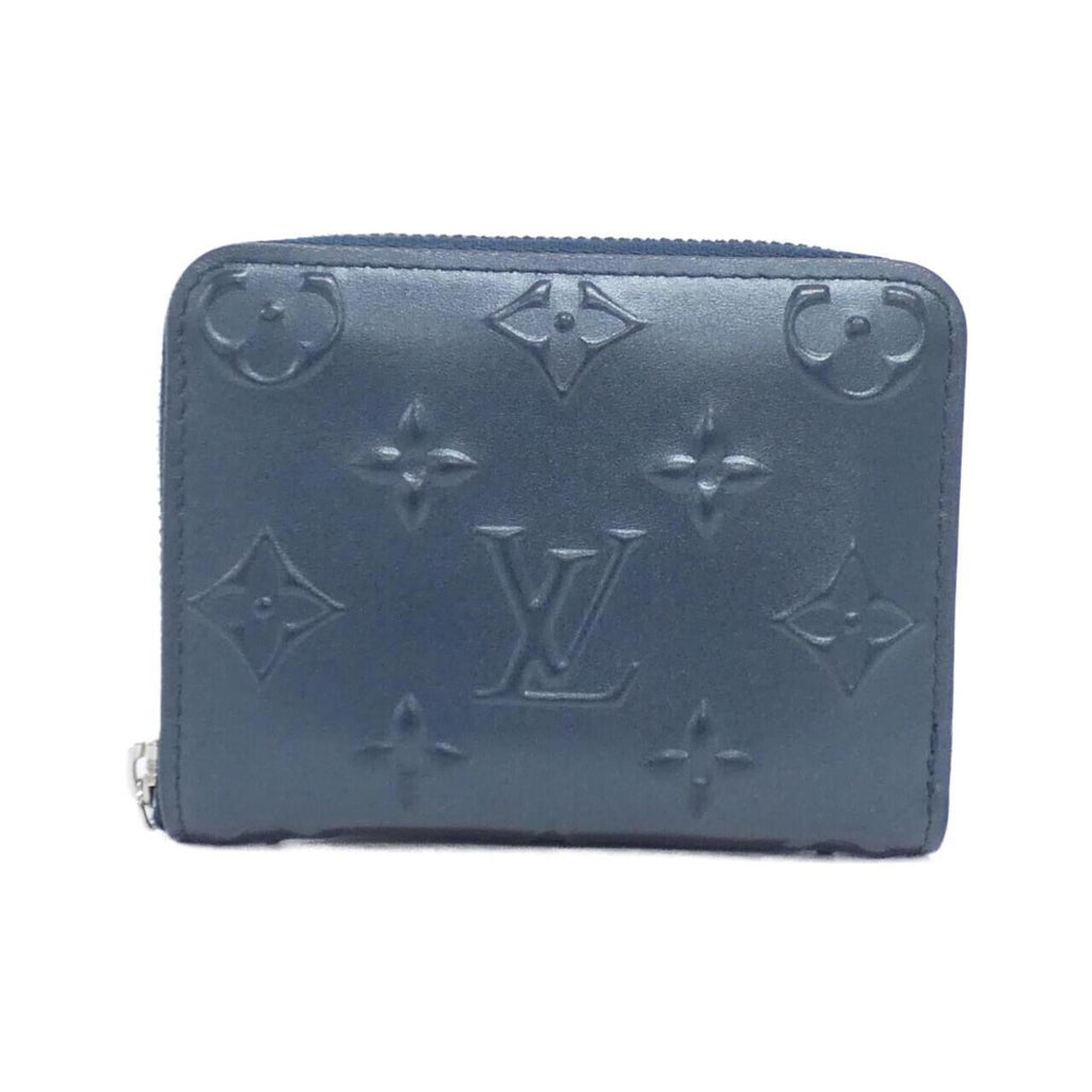 Louis Vuitton Blue Leather Coin Purse/Coin Case