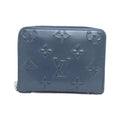 Louis Vuitton Blue Leather Coin Purse/Coin Case