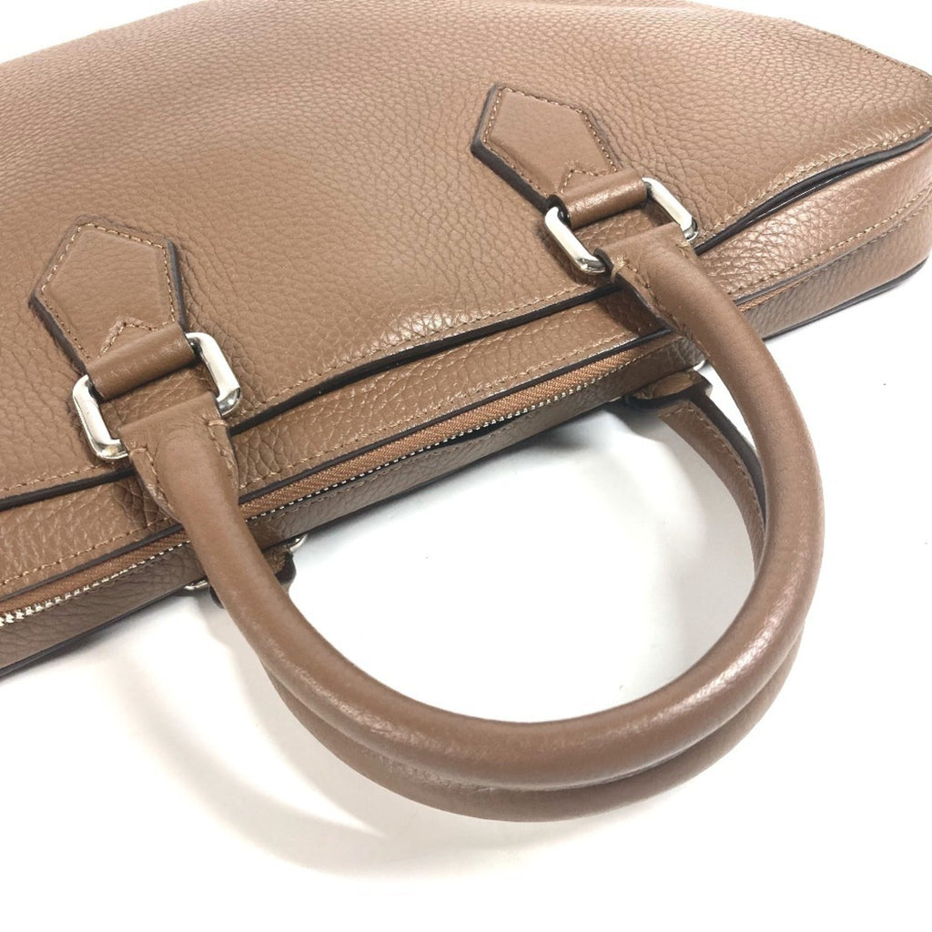 Louis Vuitton Brown Leather Briefcase Handbag Tote Bag