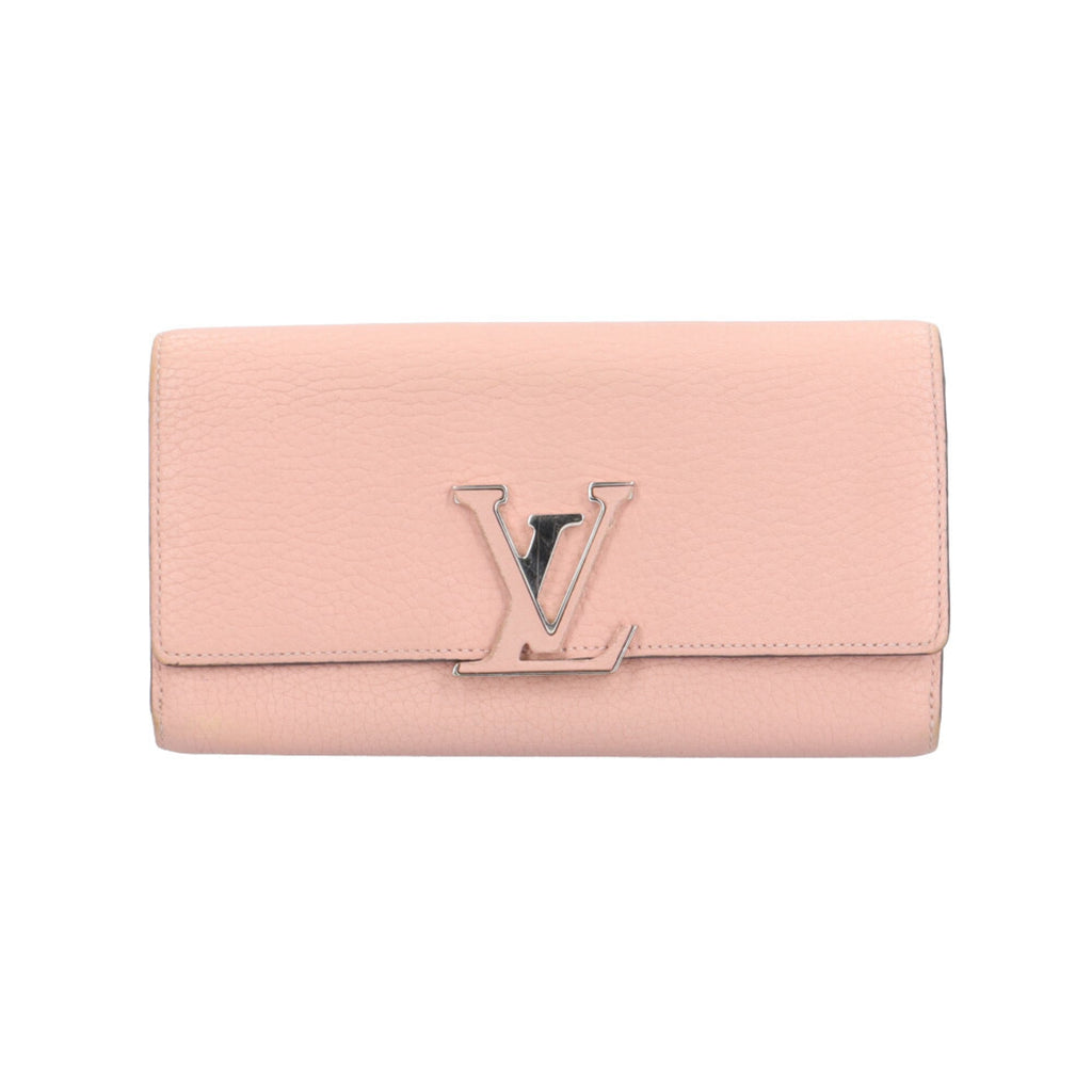 Louis Vuitton Galle Magnolia Or Pink Leather Coin Purse/Coin Case