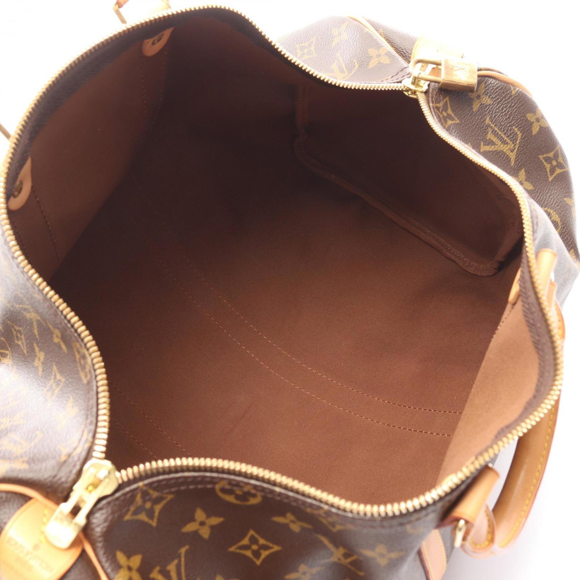 Louis Vuitton Brown Monogram Pvc Leather Boston Bag