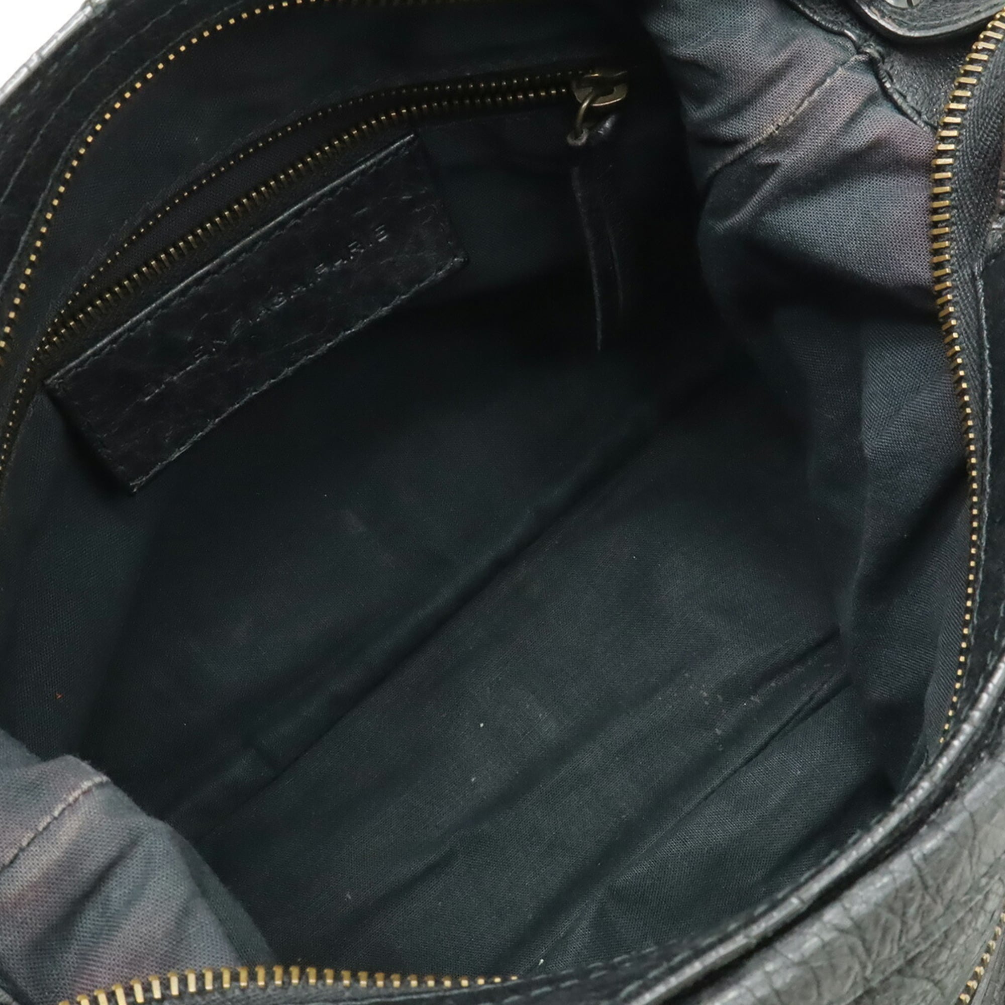 Balenciaga Black Leather Handbag Shoulder Bag Tote