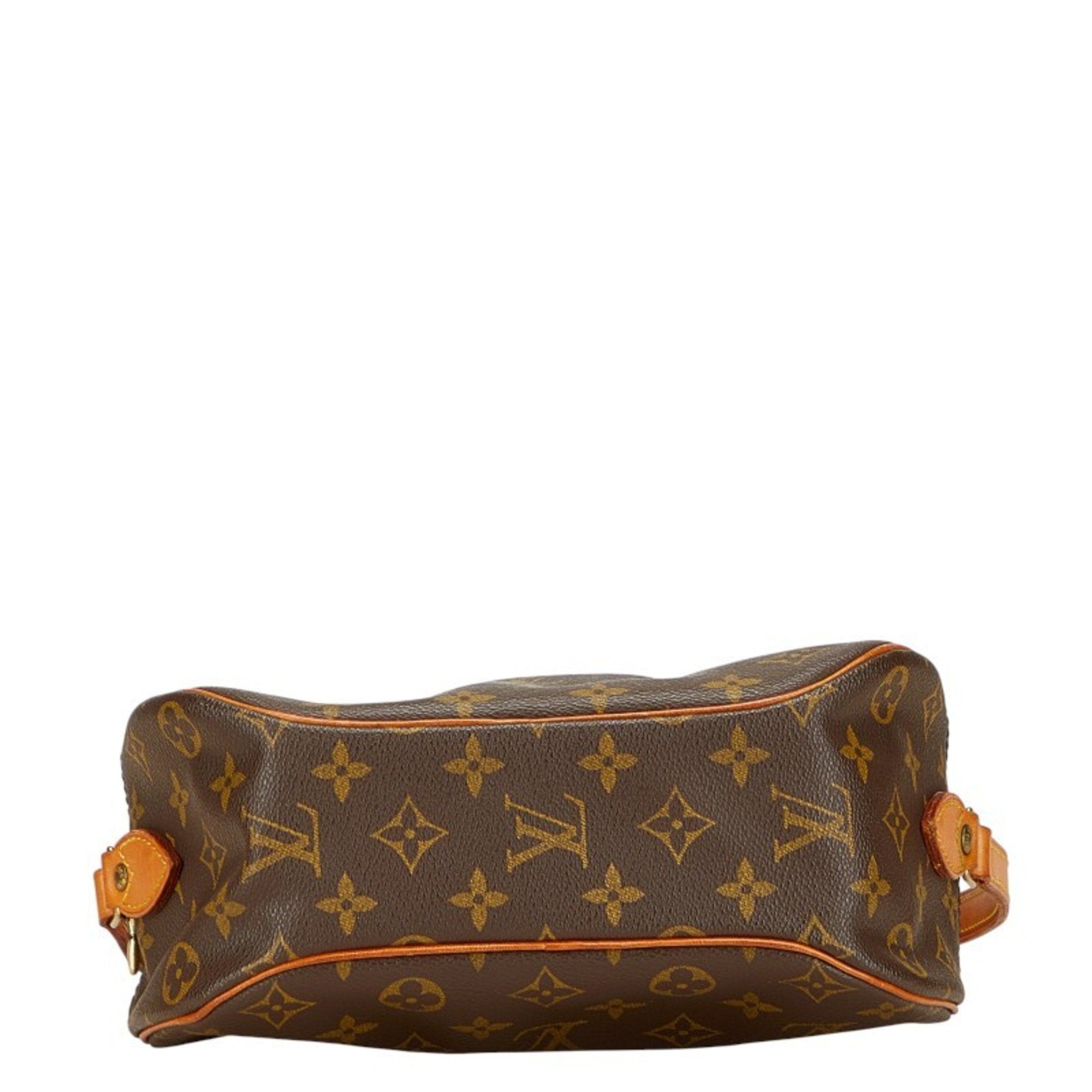 Louis Vuitton Monogram Brown Pvc Leather Shoulder Bag