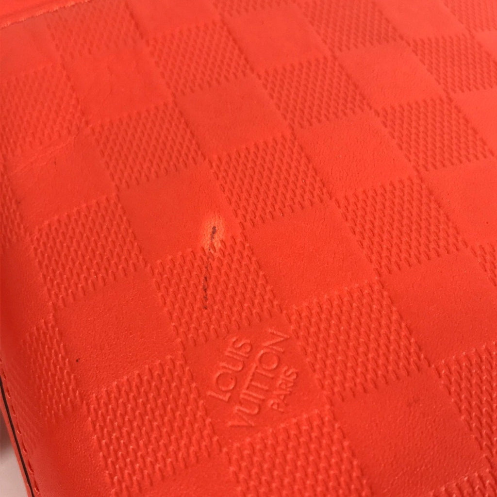 Louis Vuitton Red Color Damier Infini Pochette Shoulder Bag