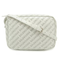Balenciaga White Leather Pochette Shoulder