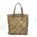 Bottega Veneta Intrecciato Beige Leather Tote Bag