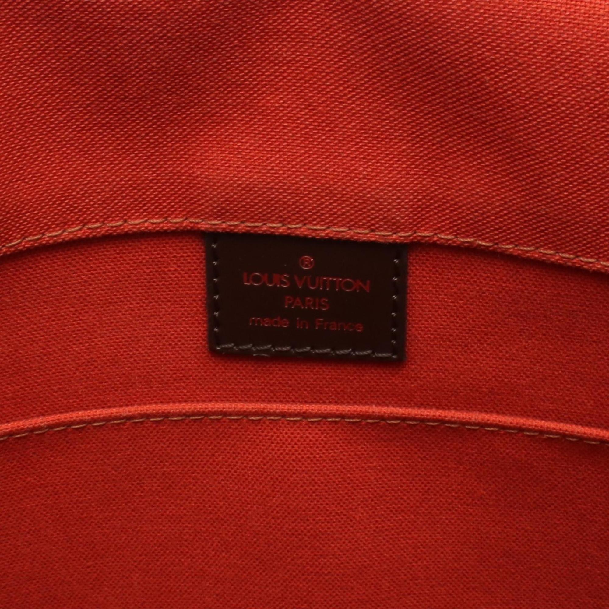 Louis Vuitton Brown Ebene Coated Canvas Leather Shoulder Bag