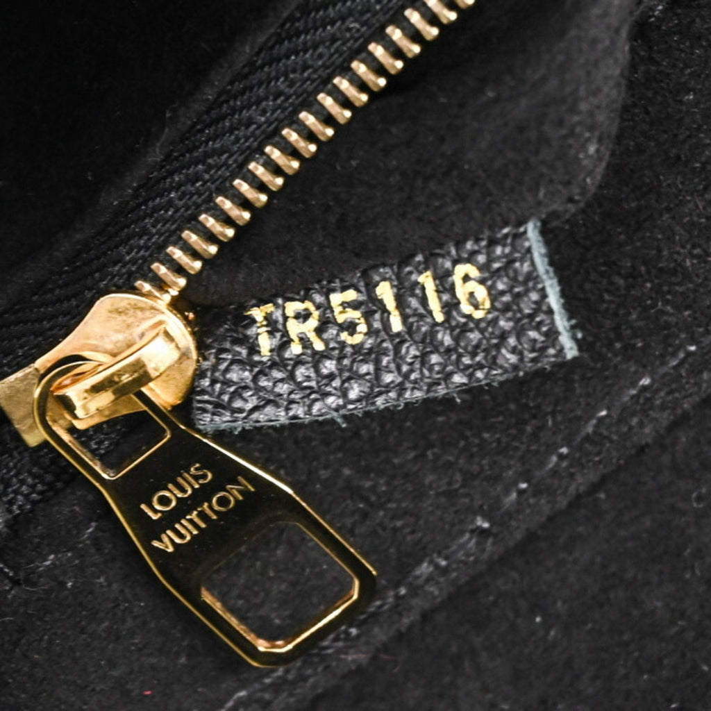Louis Vuitton Black Noir Monogram Empreinte Handbag Shoulder Bag