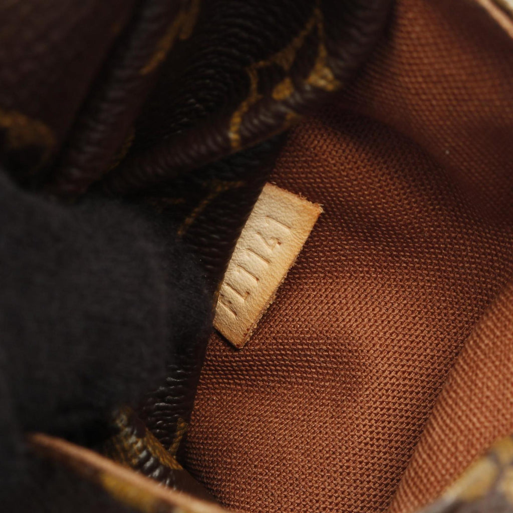 Louis Vuitton Brown Monogram Pvc Coated Canvas Leather Tote Bag