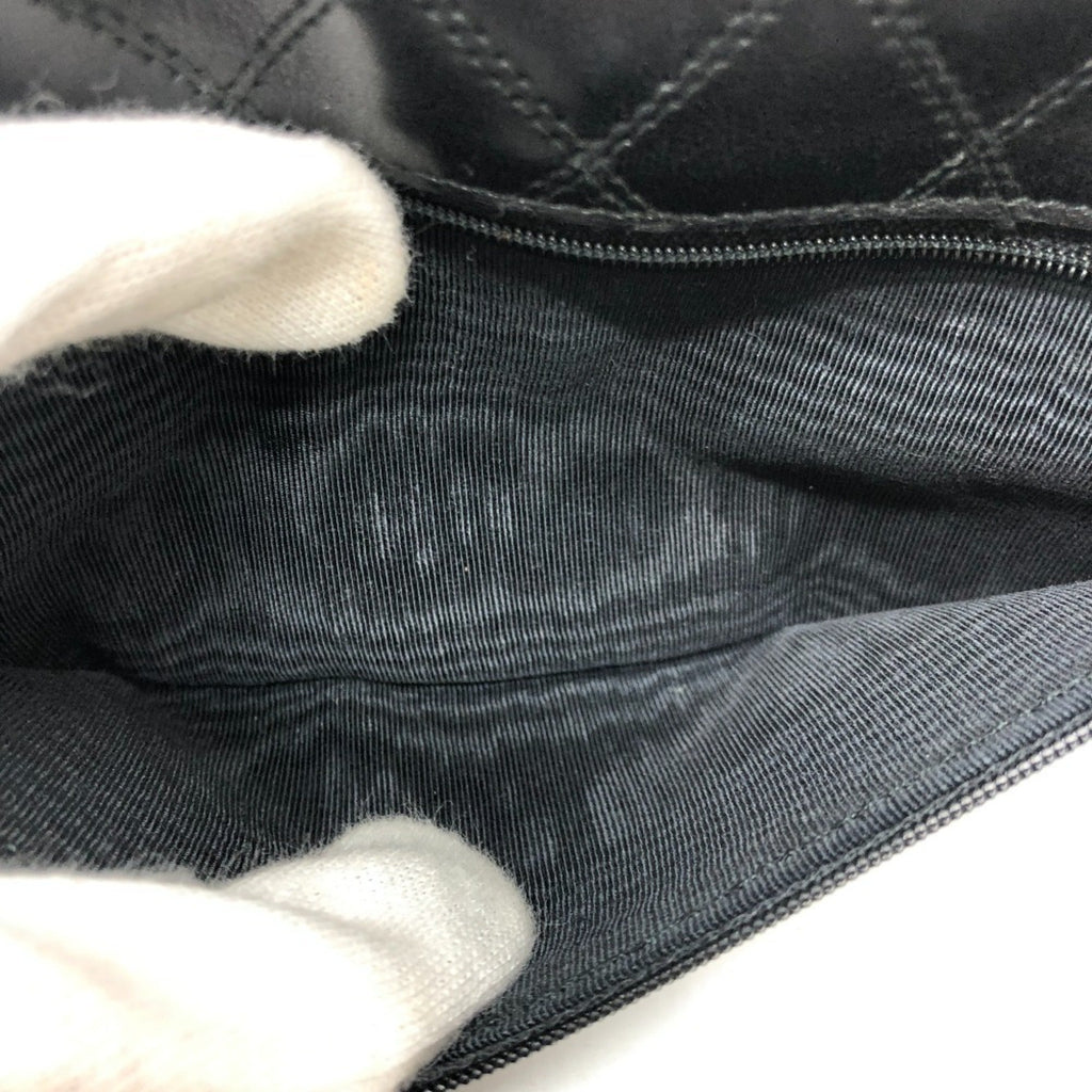 Chanel Black Leather Long Wallet (Bi-Fold)
