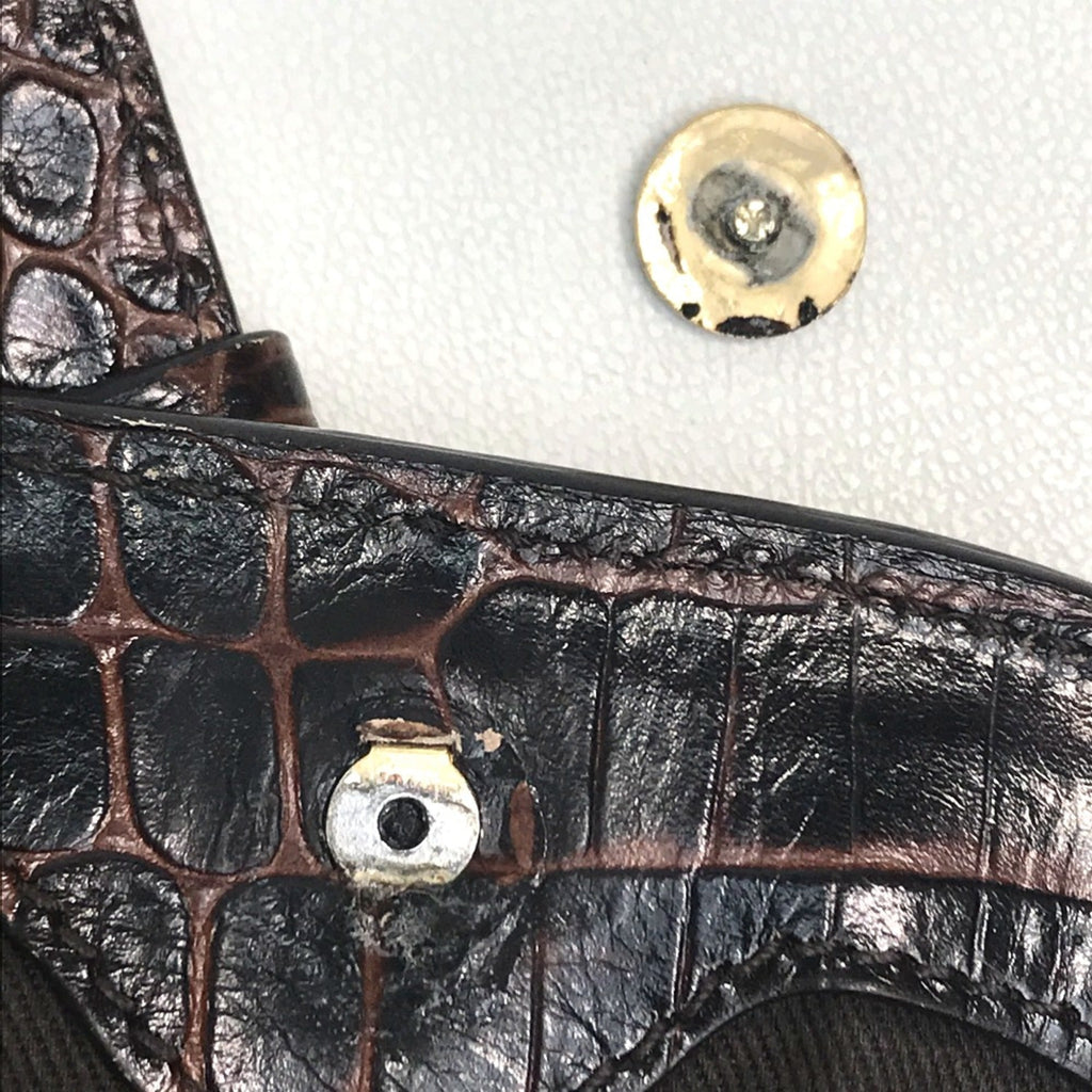 Celine Brown Leather Shoulder Bag