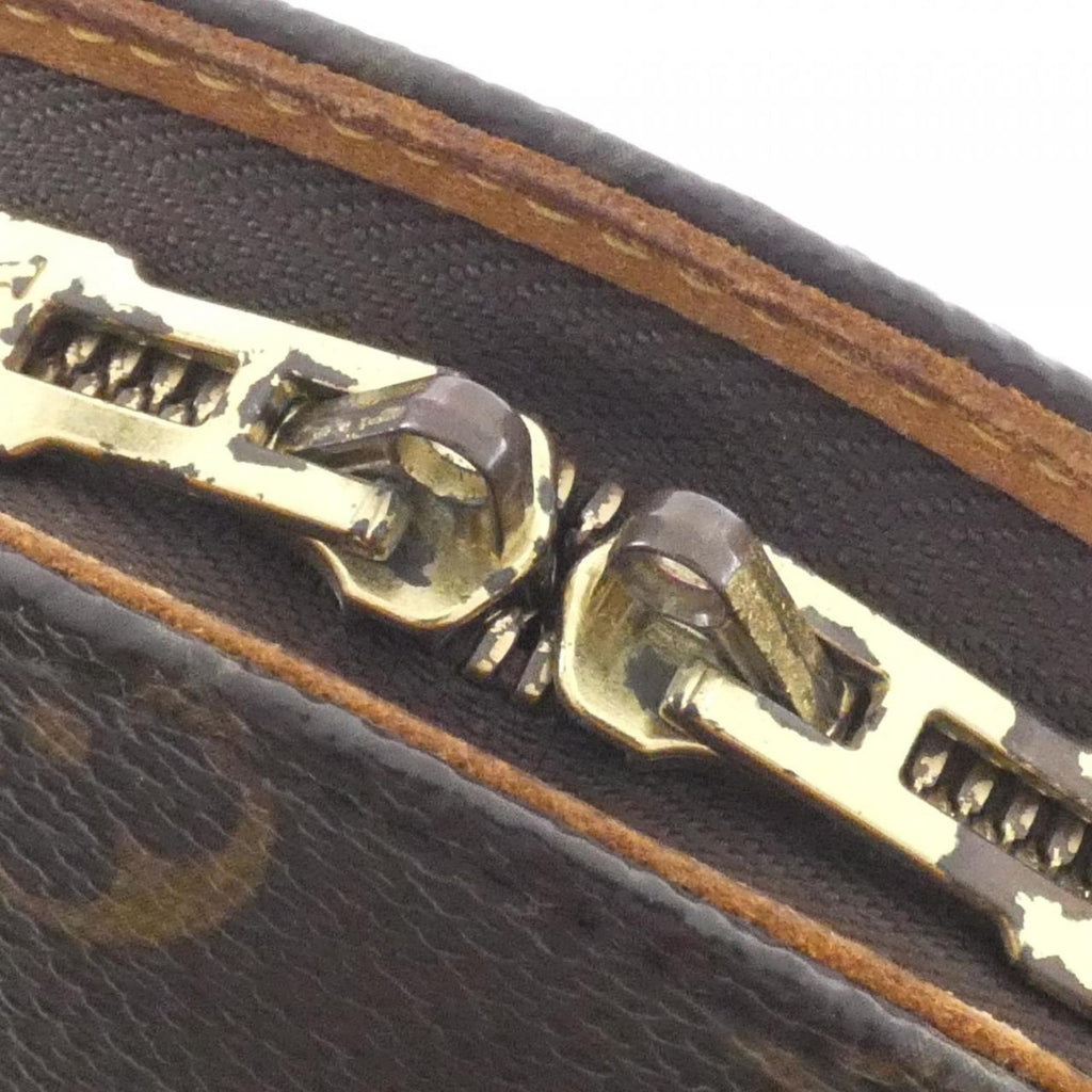 Louis Vuitton Brown Coated Canvas Handbag