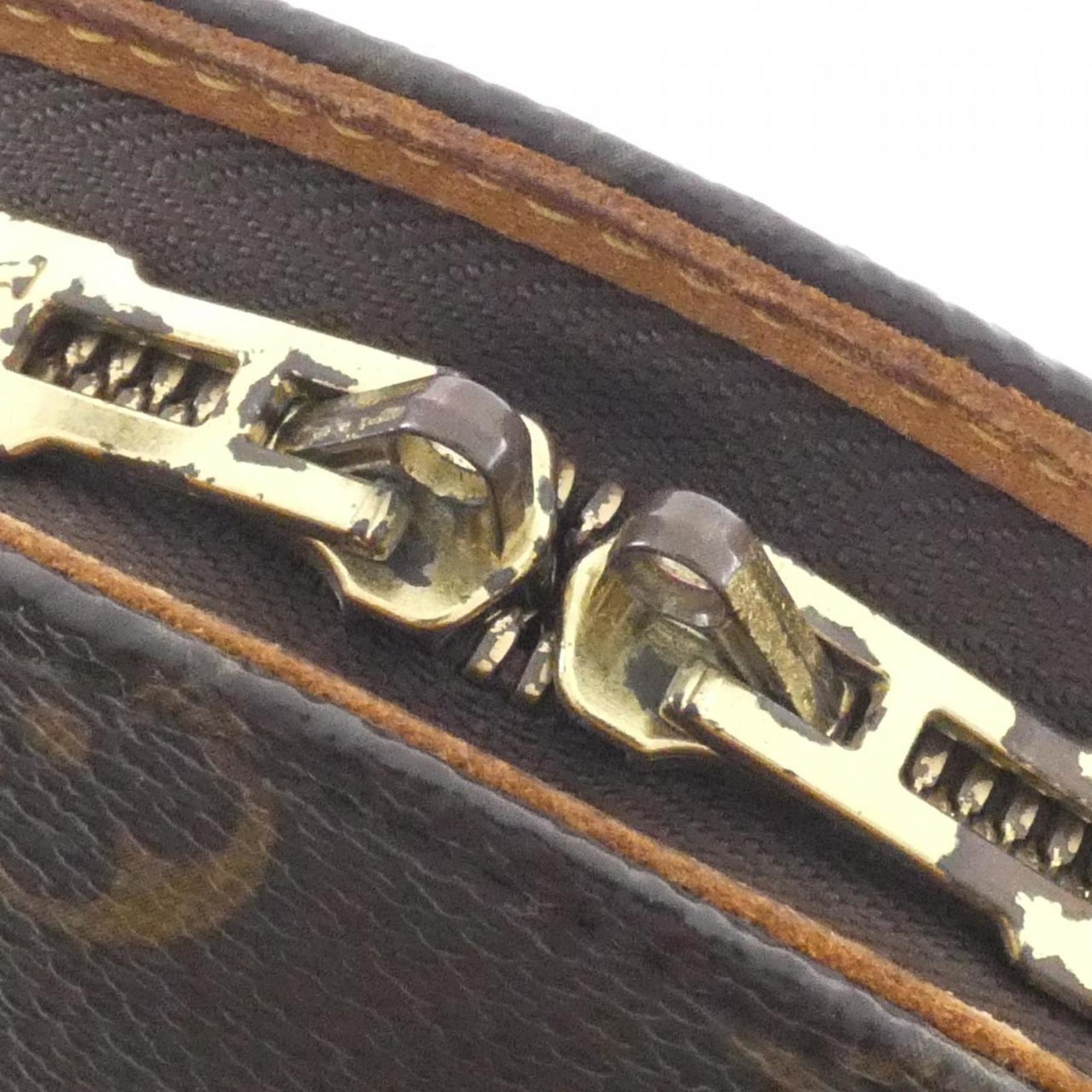 Louis Vuitton Brown Coated Canvas Handbag