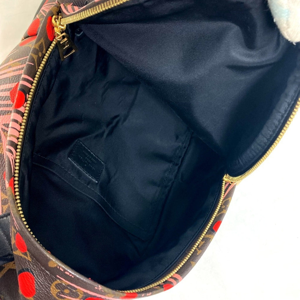 Louis Vuitton Brown Pink Red Color Monogram Backpack