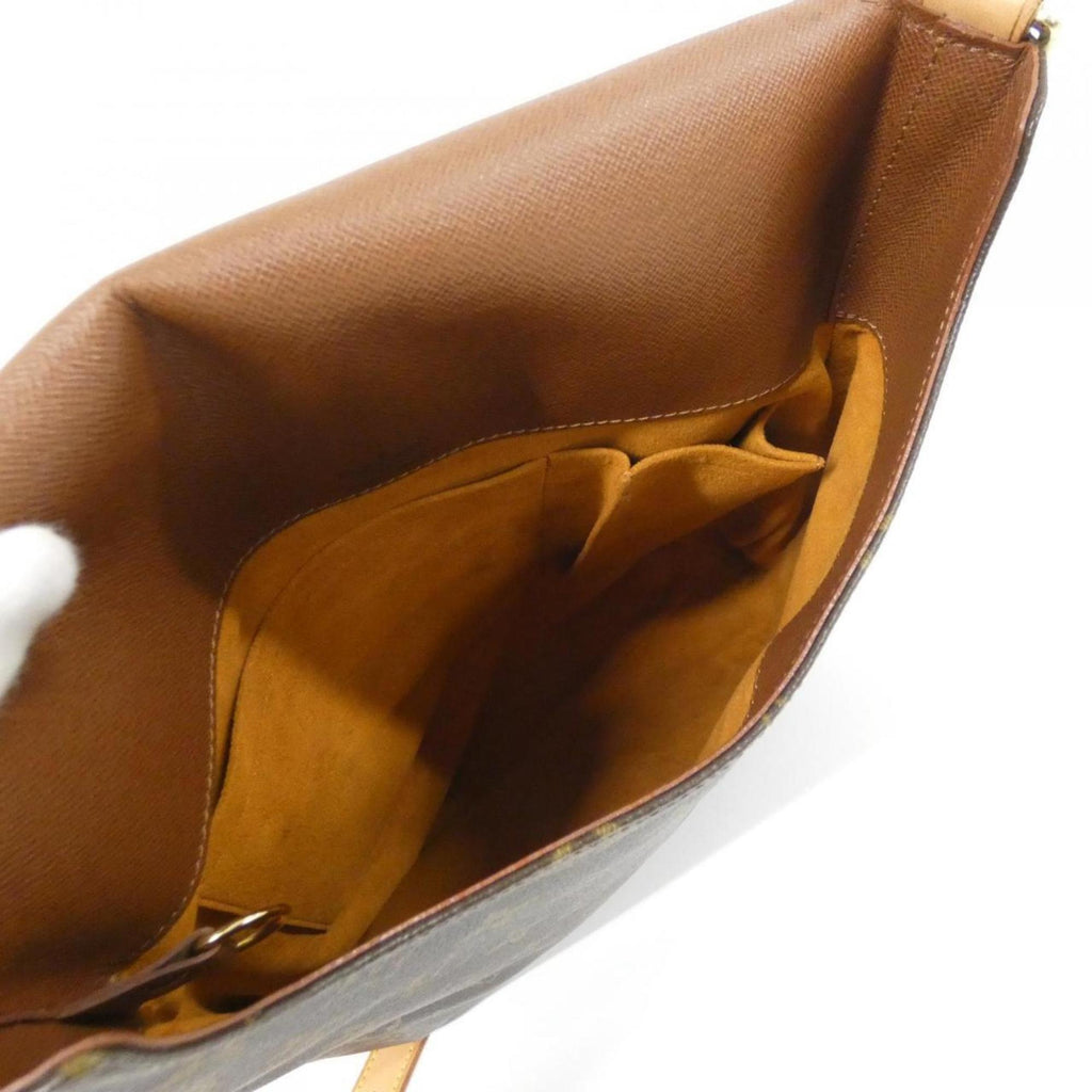 Louis Vuitton Brown Coated Canvas Shoulder Bag