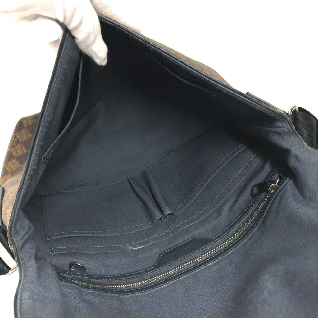 Louis Vuitton Brown Navy Damier Canvas Messenger Bag Shoulder Bag