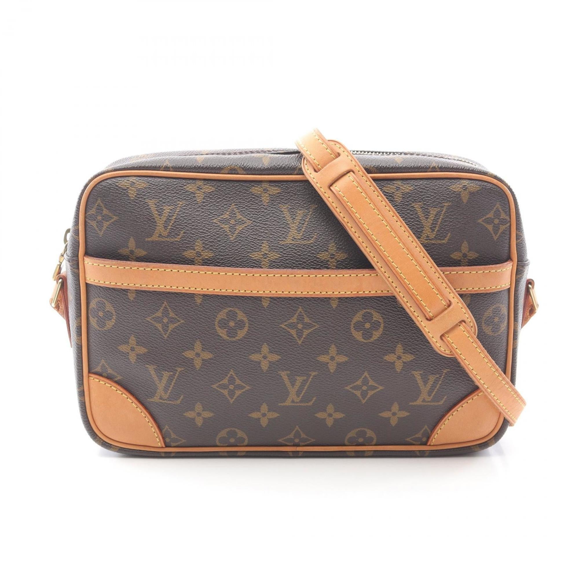 Louis Vuitton Brown Coated Canvas Pvc Leather Shoulder Bag