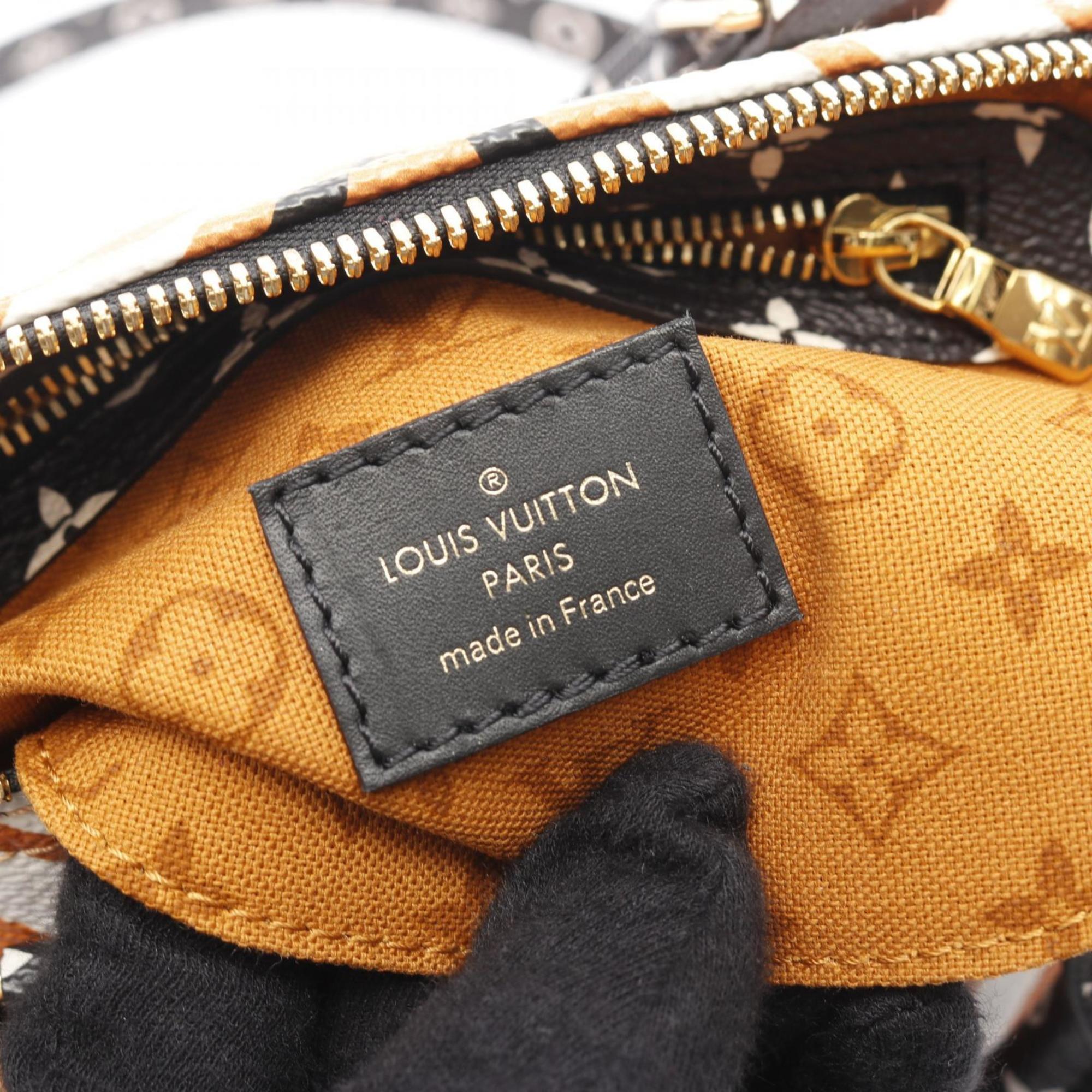 Louis Vuitton Multi-Color Orange Pvc Handbag