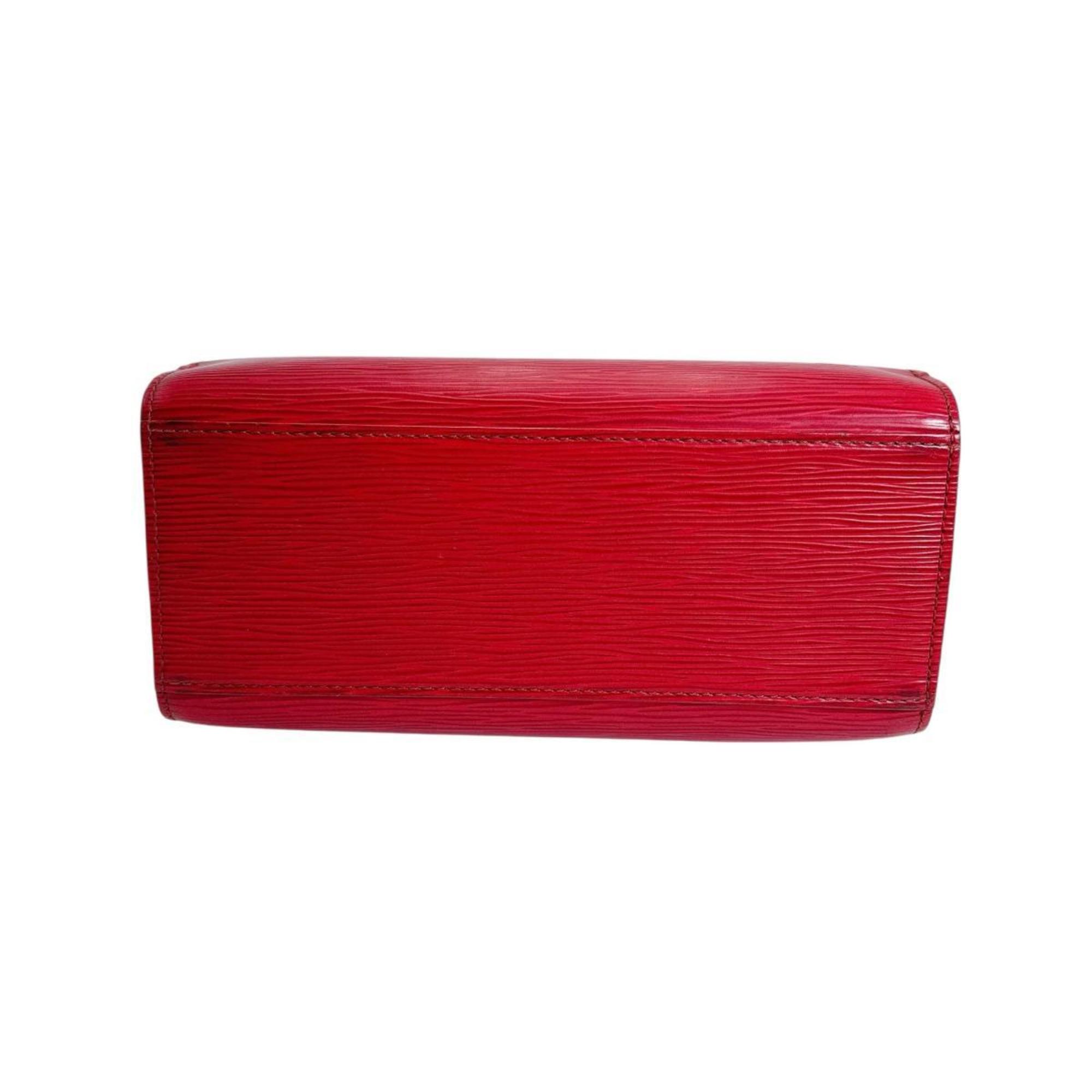 Louis Vuitton Red Color Epi Leather Handbag