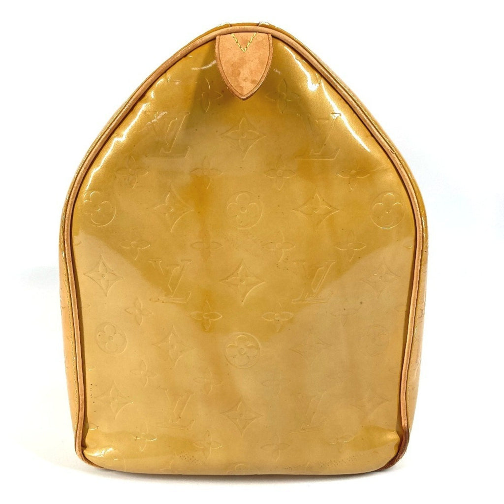 Louis Vuitton Beige Galle Monogram Vernis Boston Bag