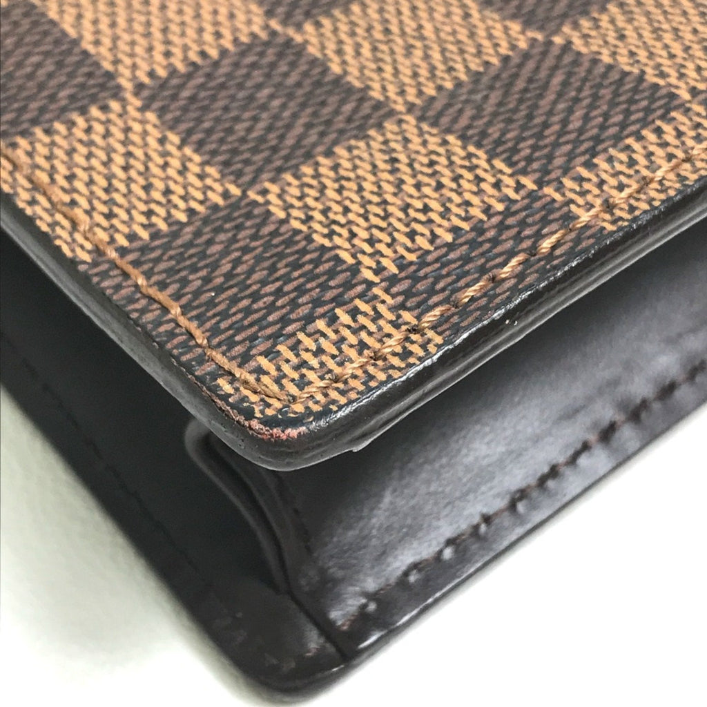 Louis Vuitton Brown Damier Canvas Ebene Damier Canvas Pochette Shoulder Bag