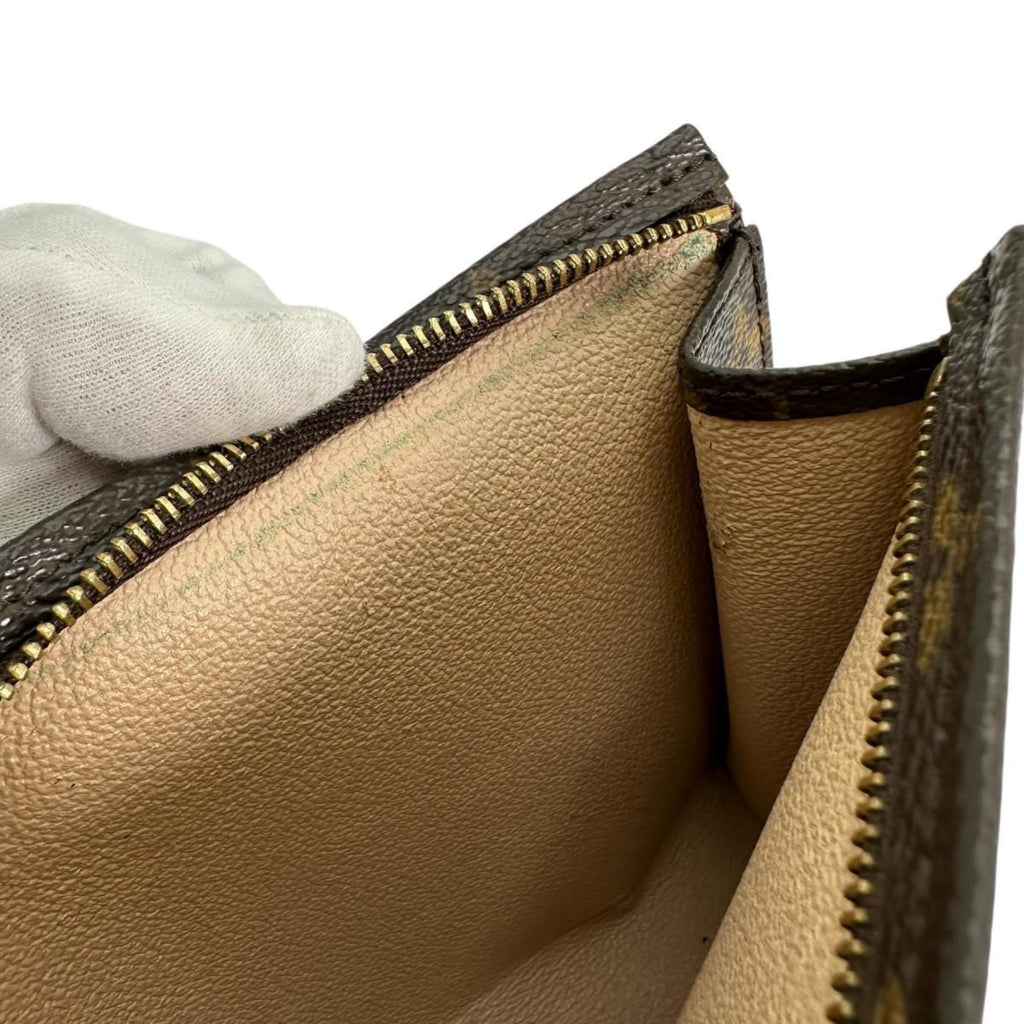 Louis Vuitton Brown Monogram Canvas Pochette Pouch Wash Bag