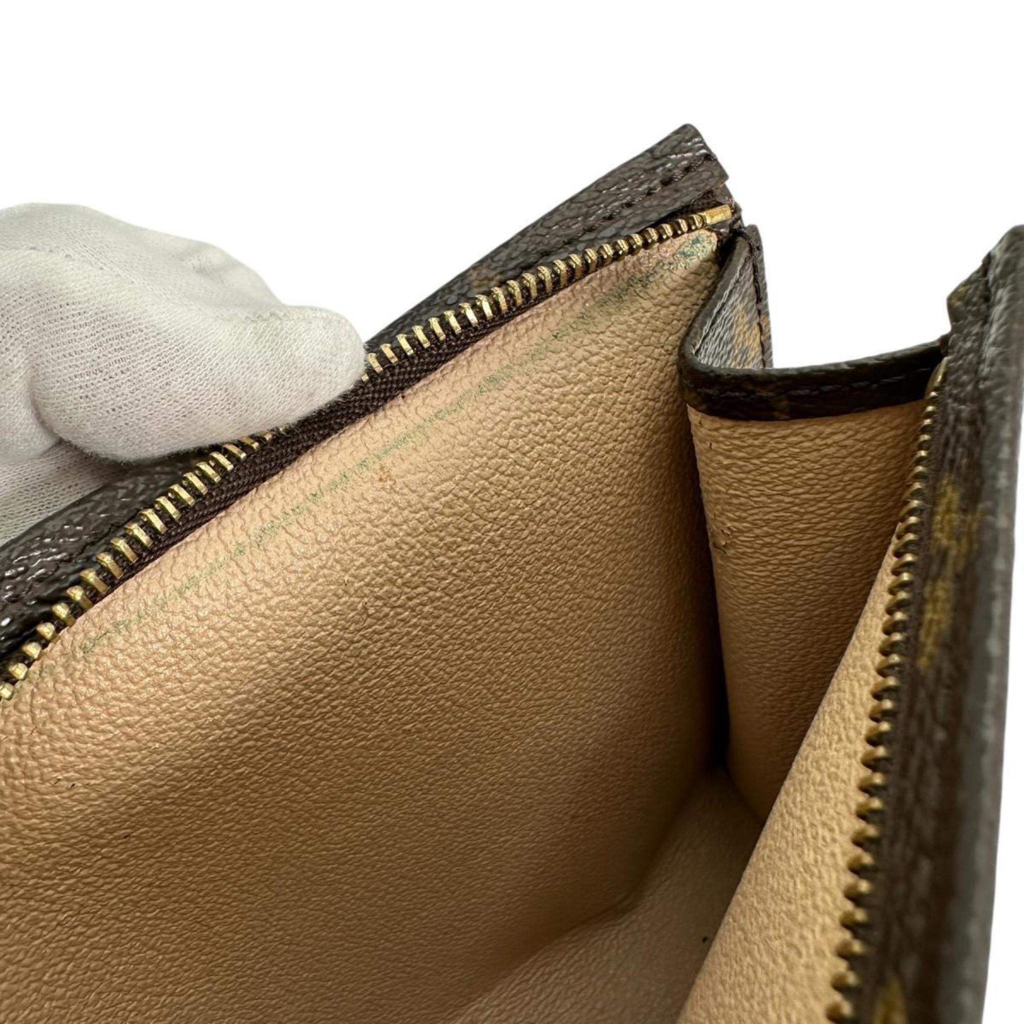 Louis Vuitton Brown Monogram Canvas Pochette Pouch Wash Bag