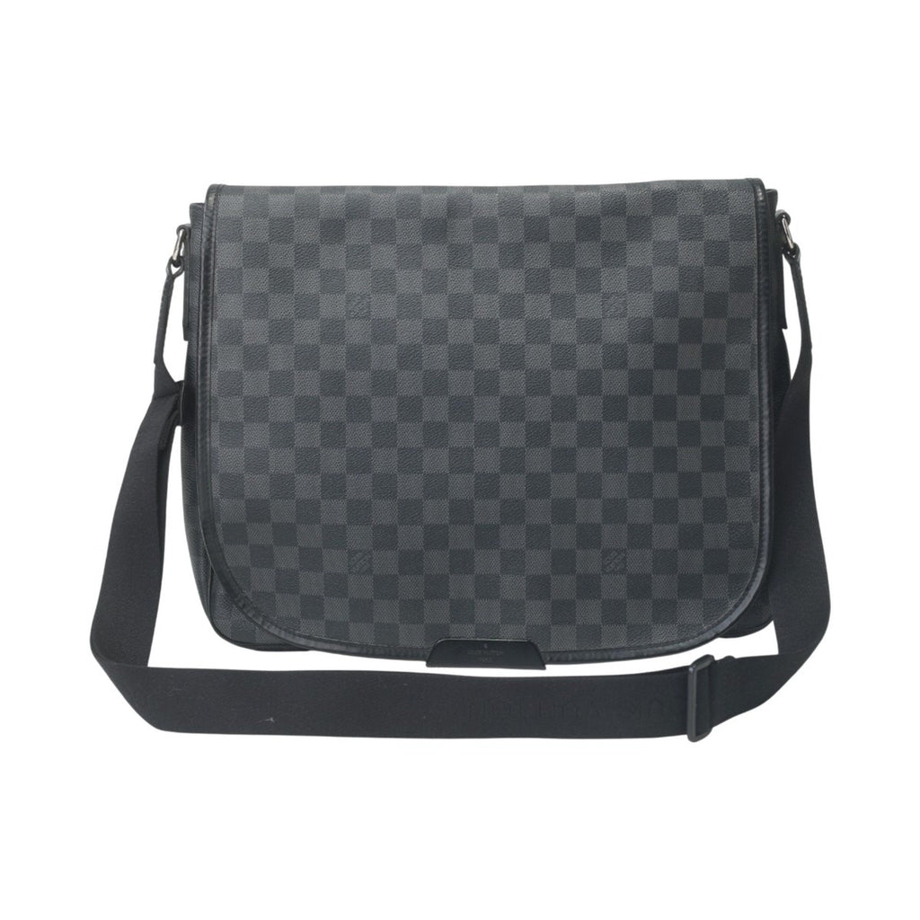 Louis Vuitton Black Damier Graphite Damier Graphite Shoulder Bag