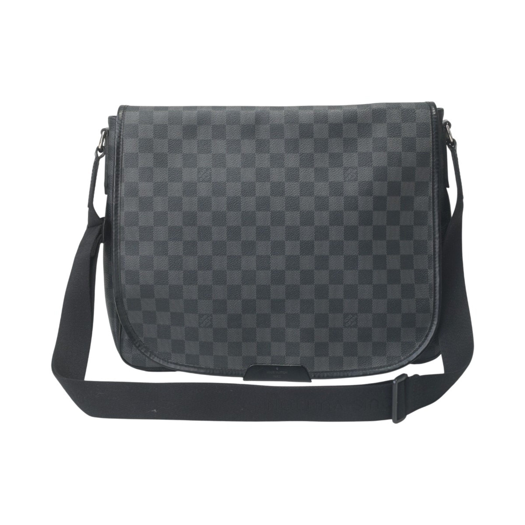 Louis Vuitton Black Damier Graphite Damier Graphite Shoulder Bag