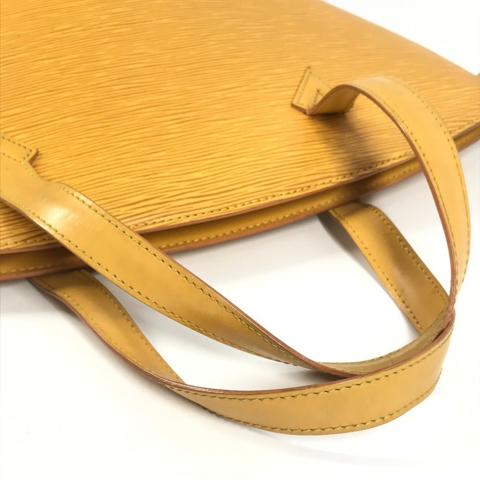 Louis Vuitton Yellow Epi Leather Handbag Tote Bag