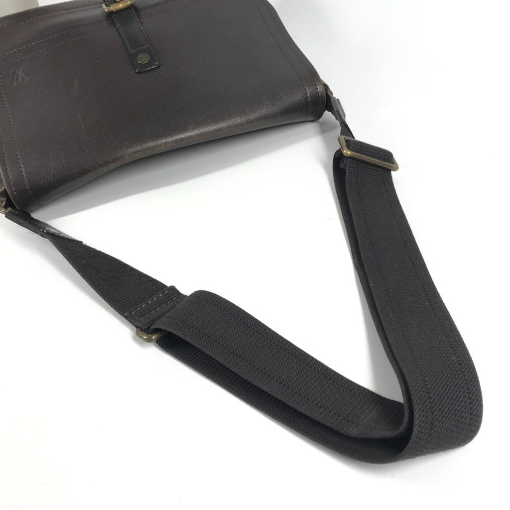 Louis Vuitton Brown Coffee Utah Leather Messenger Bag Shoulder Bag
