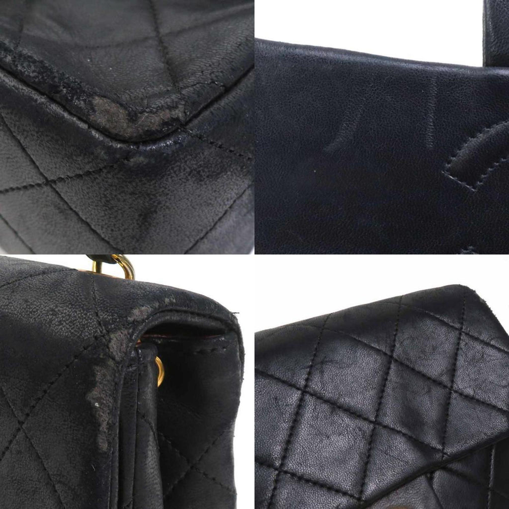 Chanel Black Leather Shoulder Bag