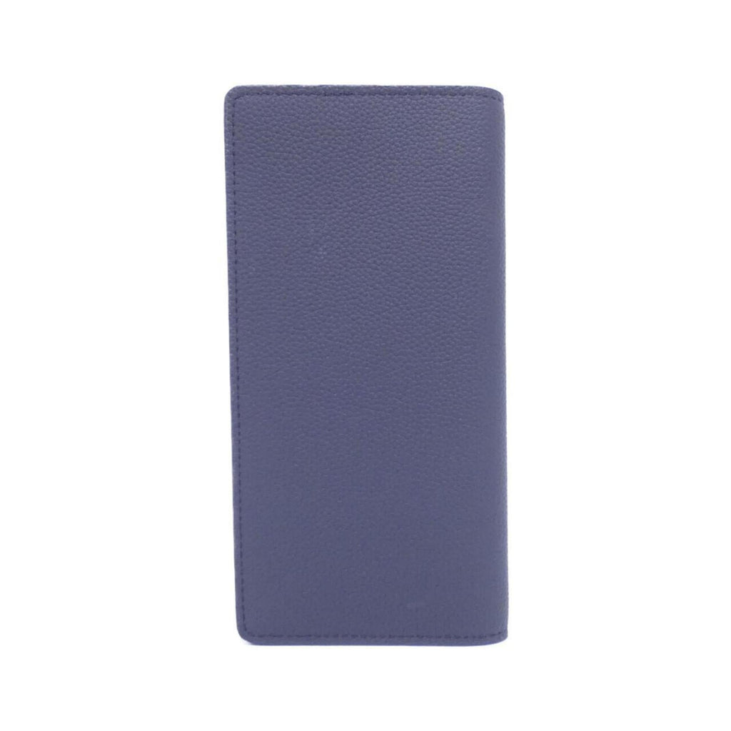 Louis Vuitton Navy Leather Long Wallet