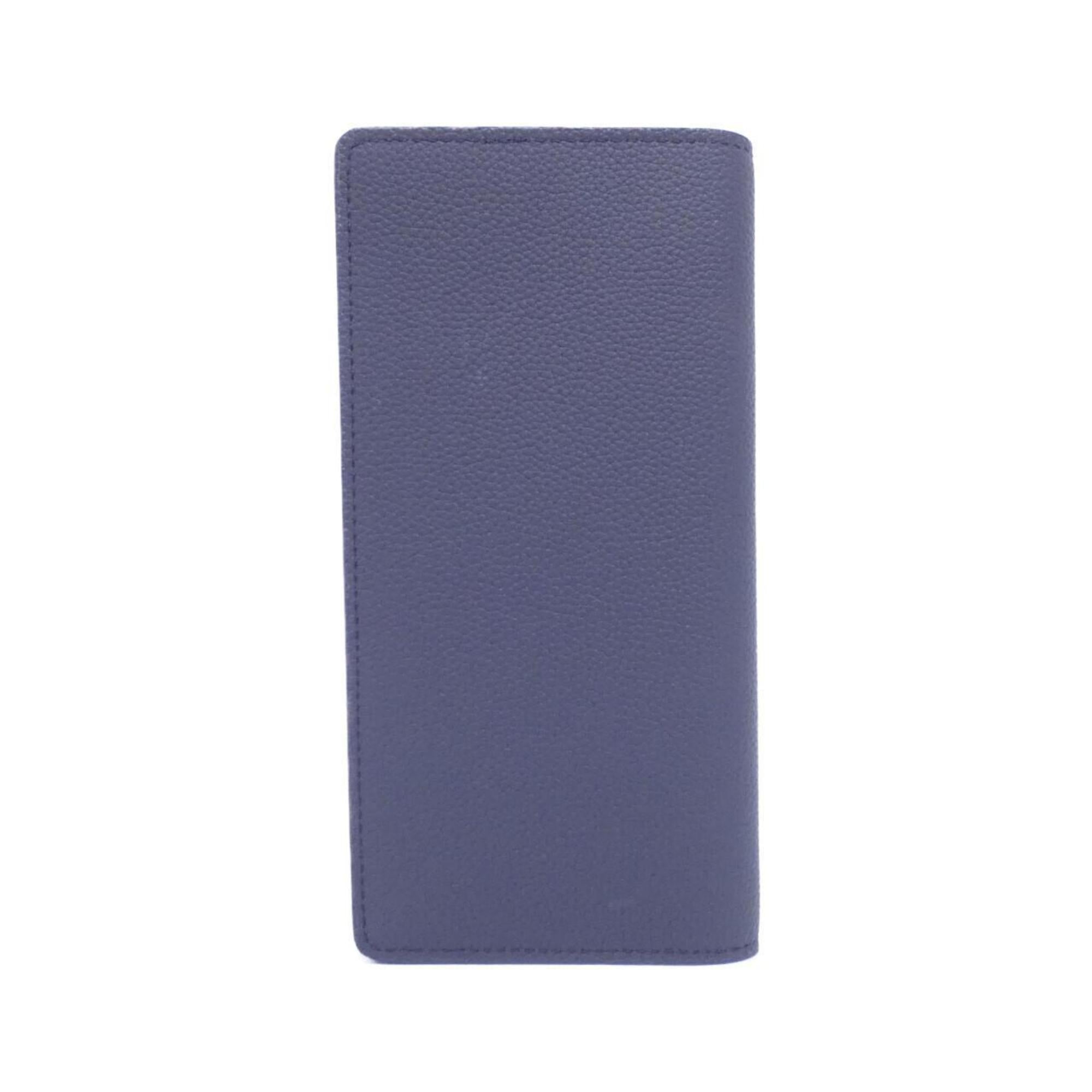 Louis Vuitton Navy Leather Long Wallet