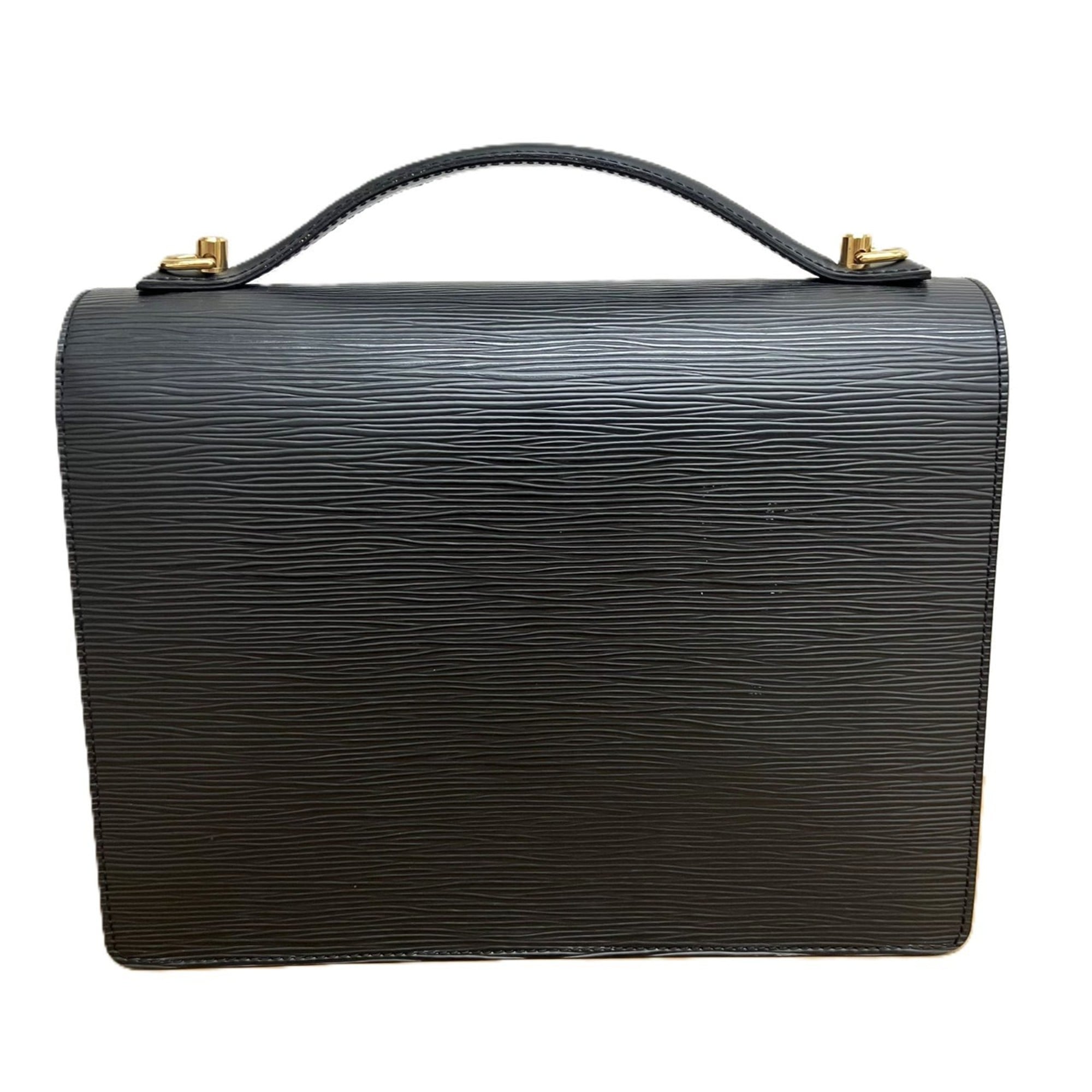 Louis Vuitton Epi Noir Epi Leather Shoulder Bag