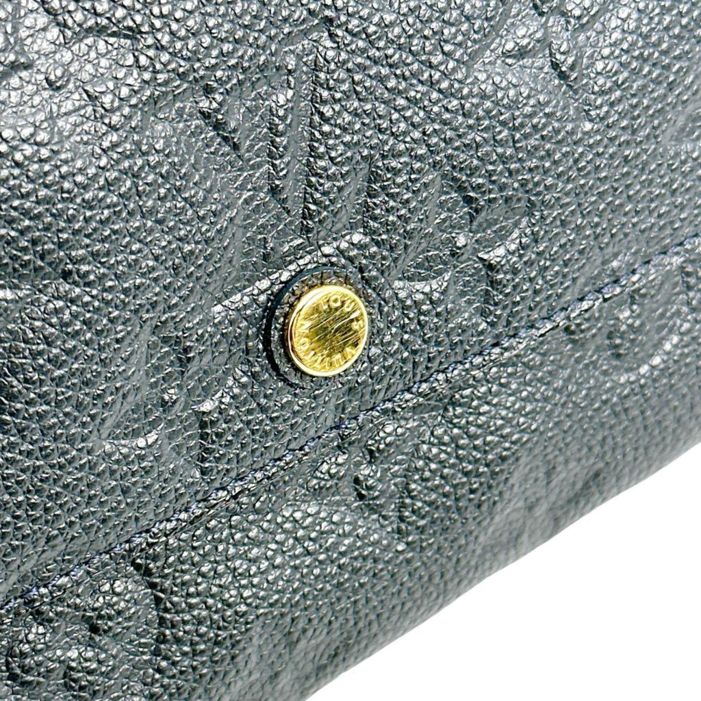 Louis Vuitton Infini Navy Monogram Empreinte Long Wallet (Tri-Fold)