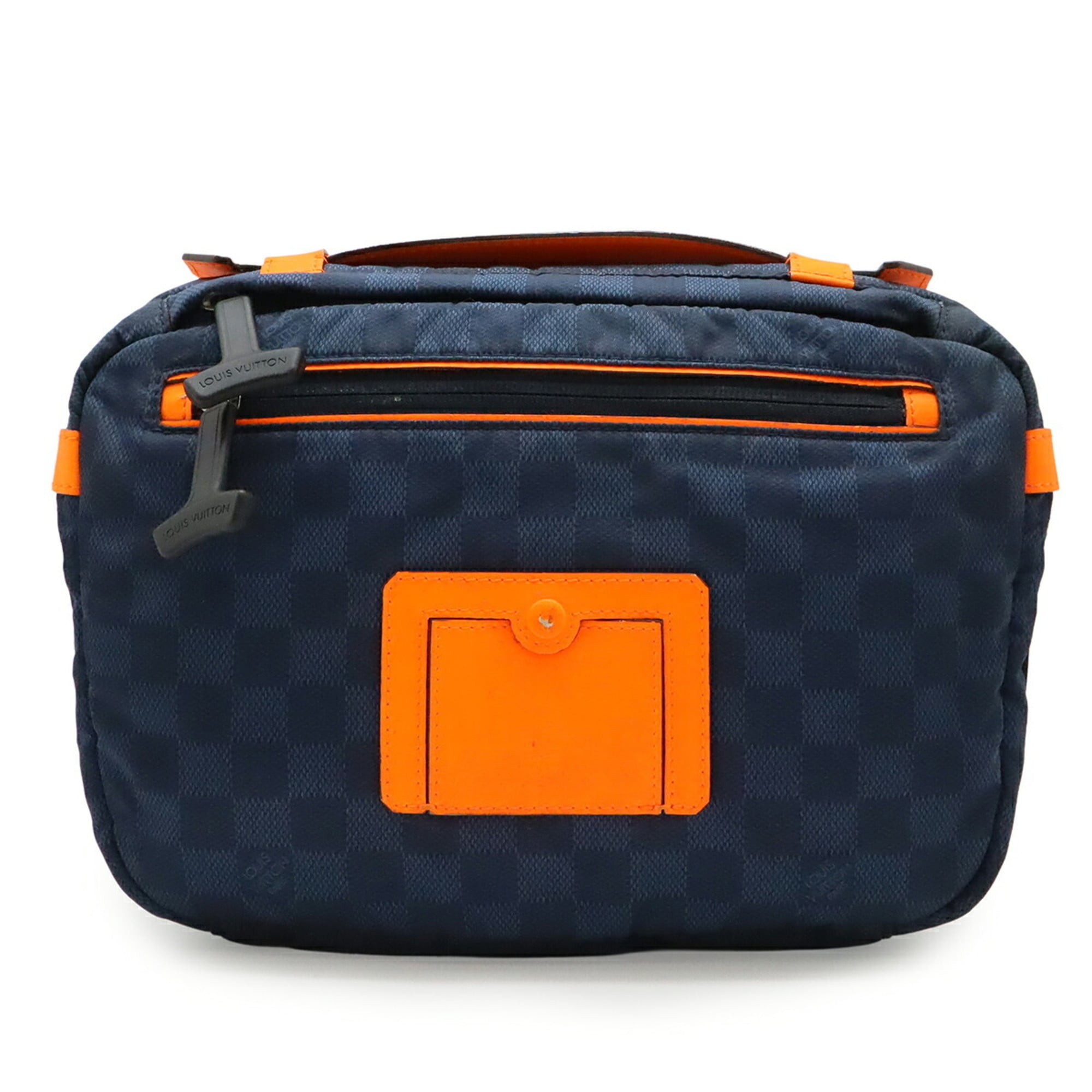 Louis Vuitton Navy Orange Nylon Fanny Pack