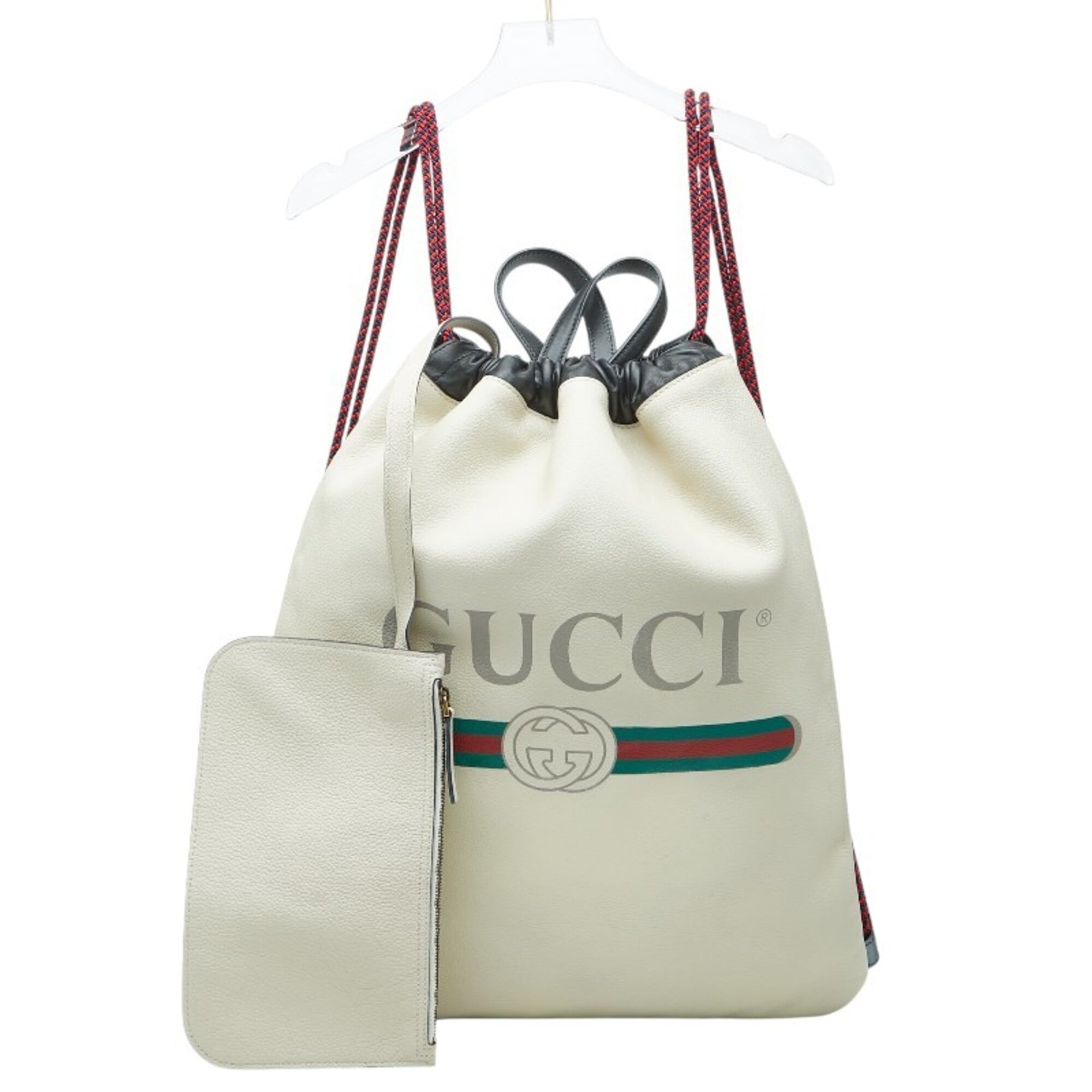 Gucci Ivory Leather Pouch (Pre-Owned)
