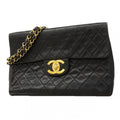 Chanel Black Leather Shoulder Bag