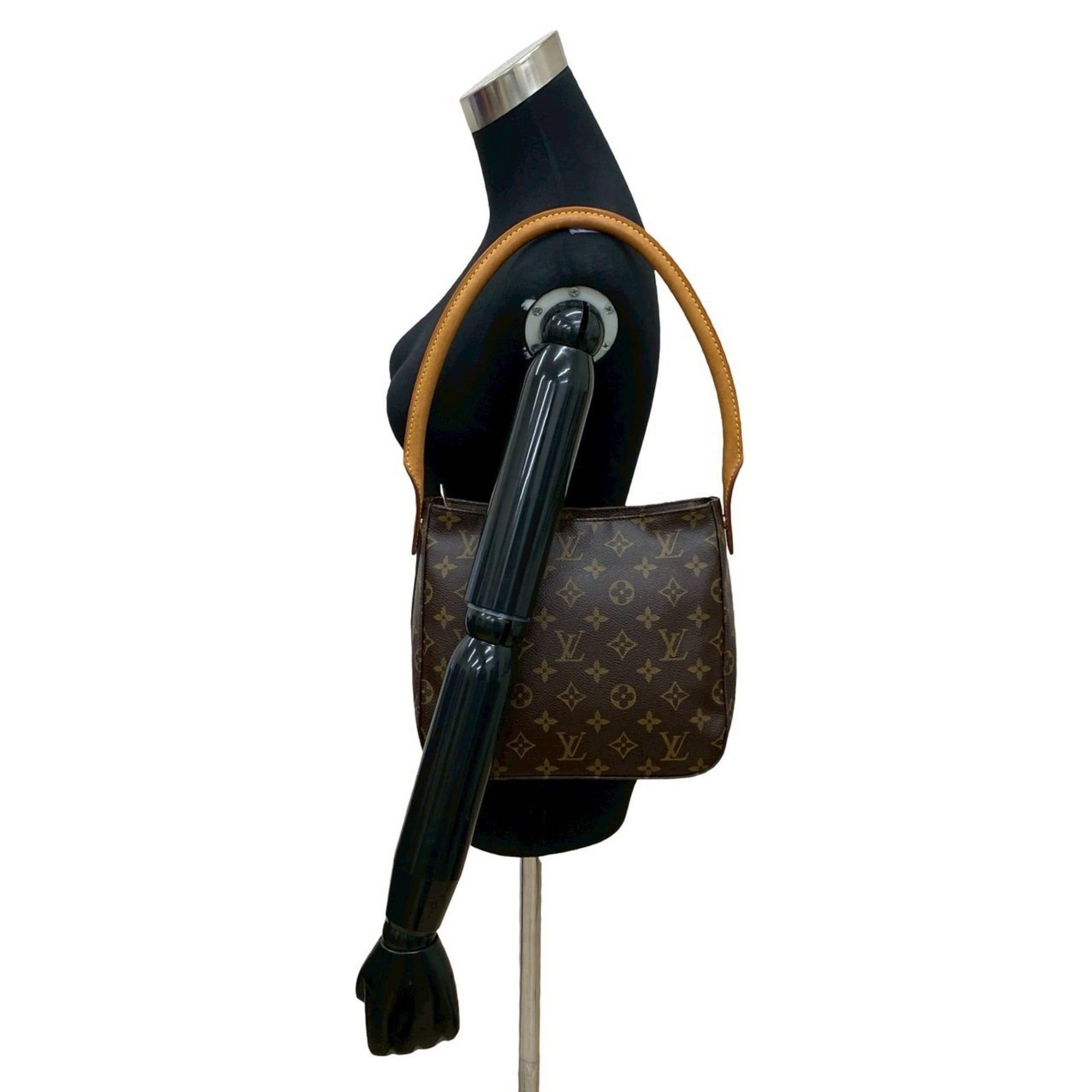 Louis Vuitton Brown Leather Shoulder Bag
