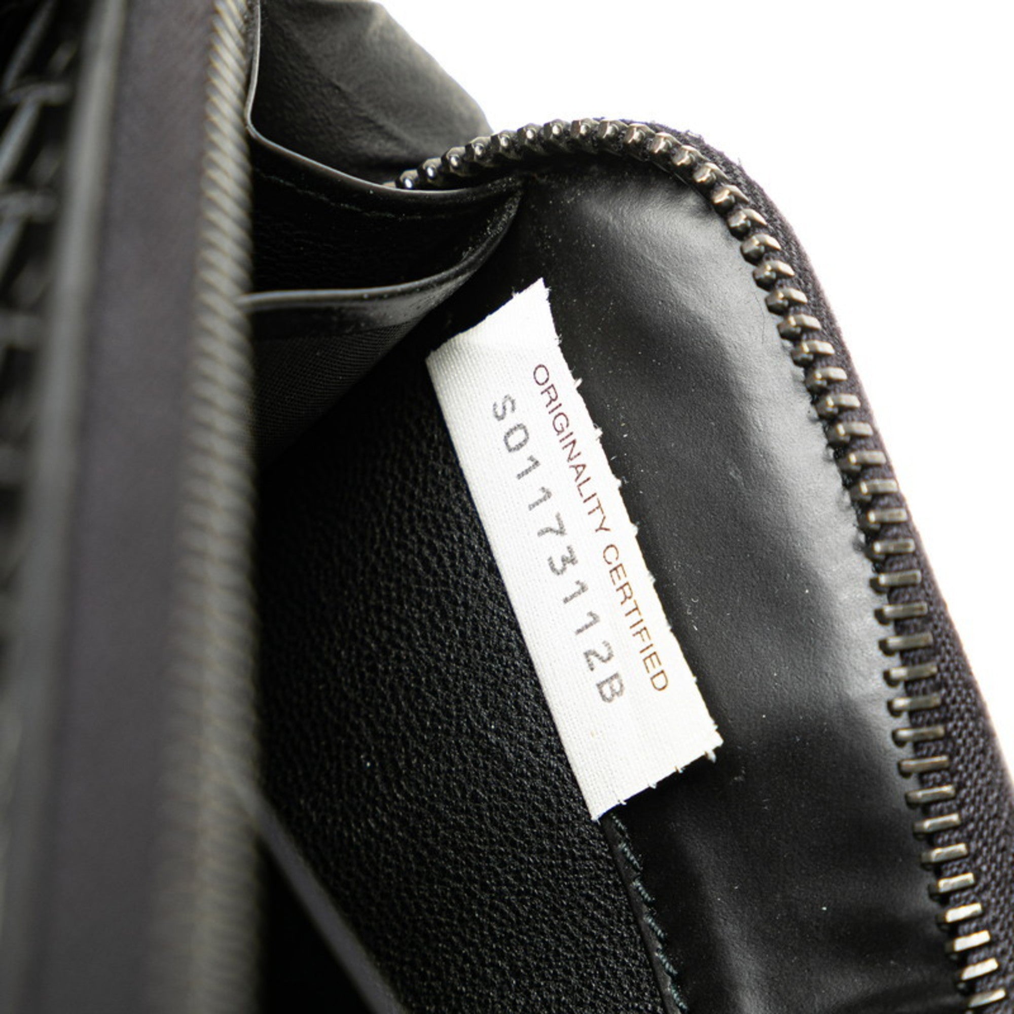 Bottega Veneta Black Leather Long Wallet (Bi-Fold)