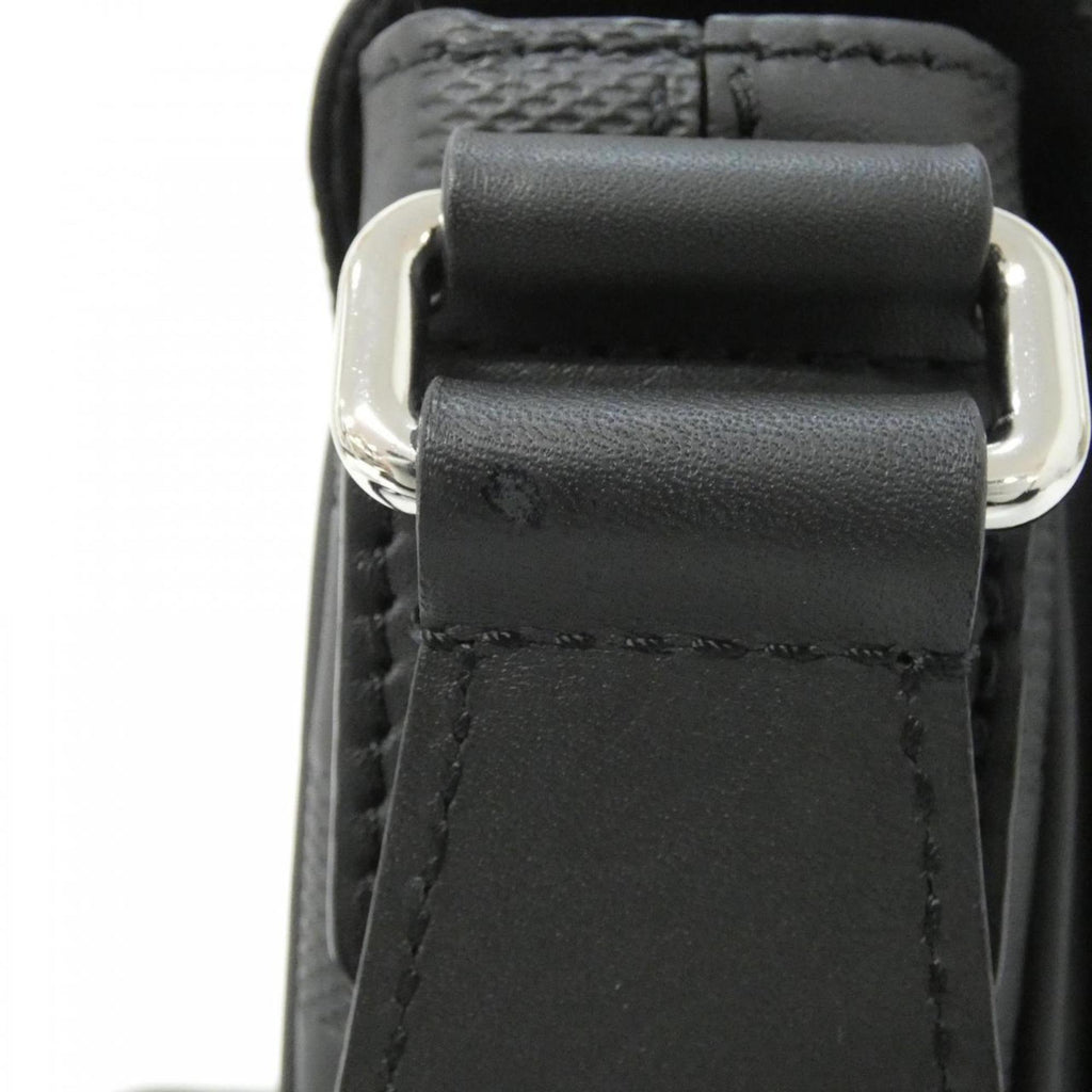 Louis Vuitton Black Leather Shoulder Bag