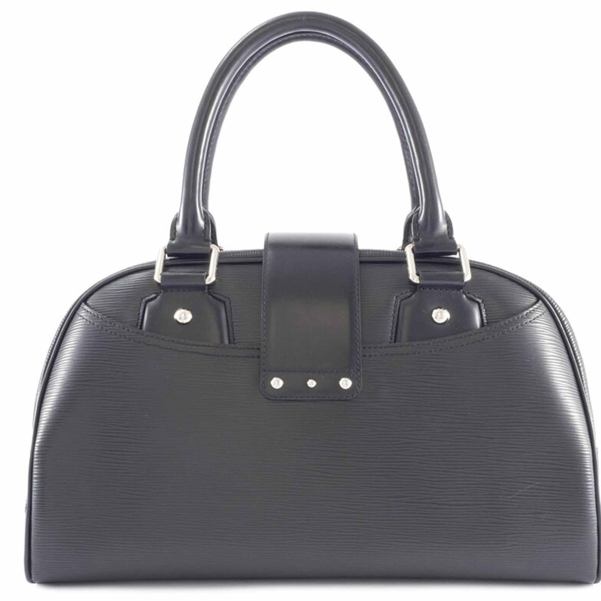 Louis Vuitton Noir Epi Leather Handbag