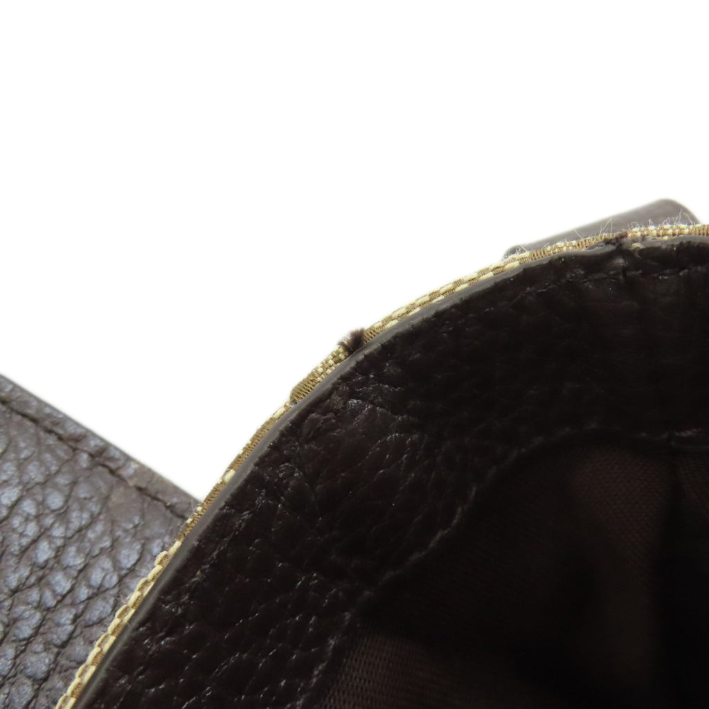 Gucci Brown Canvas Shoulder Bag (Pre-Owned)