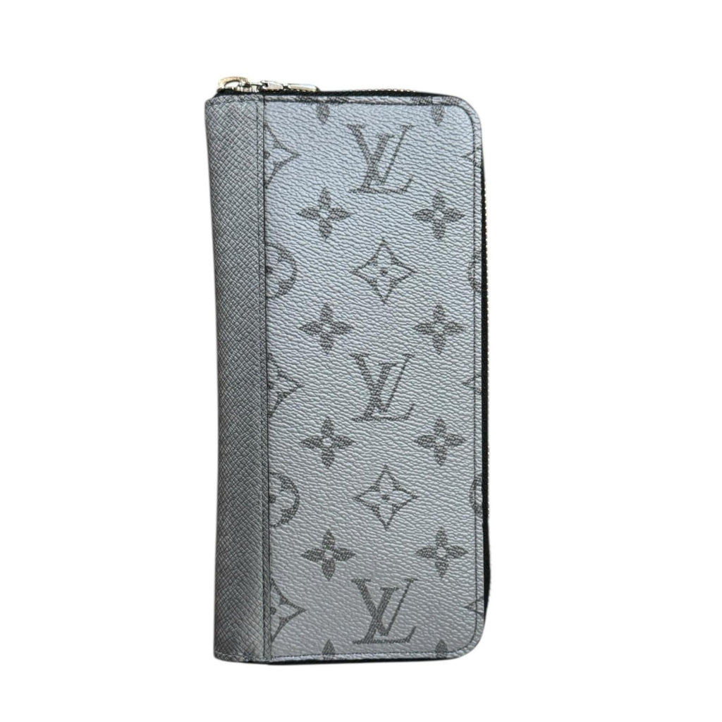 Louis Vuitton Silver Taiga Leather Leather Long Wallet