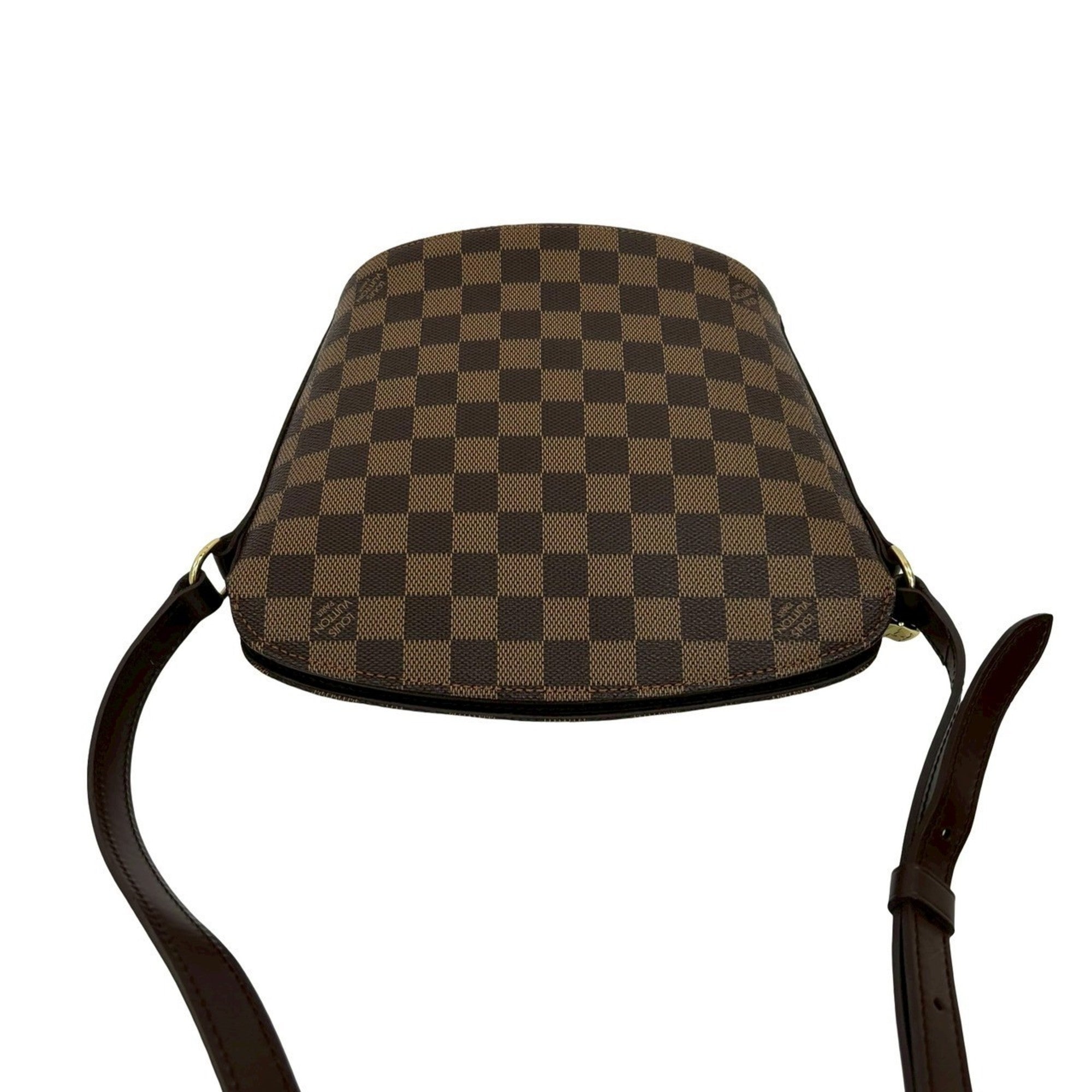 Louis Vuitton Brown Leather Pvc Pochette Shoulder Bag