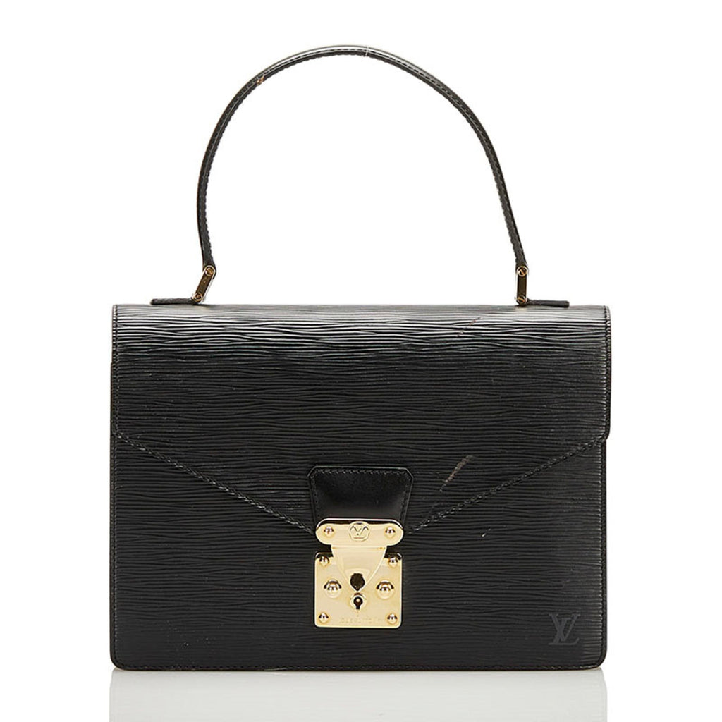 Louis Vuitton Black Noir Leather Handbag