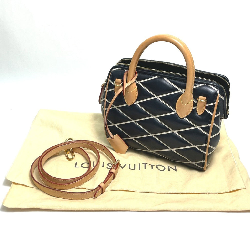 Louis Vuitton Black Leather Handbag